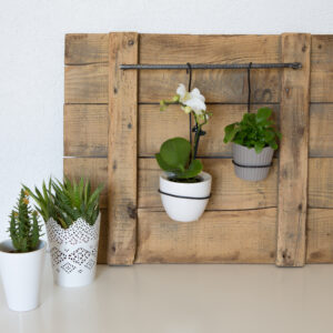 Porte plantes mural